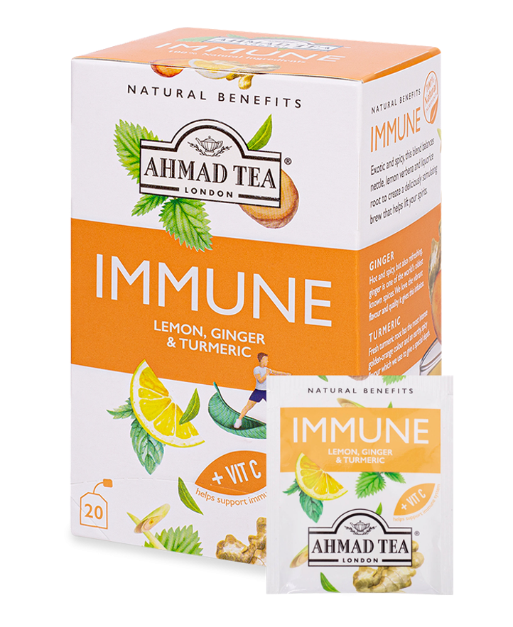 Ahmad Tea Natural Benefits Immune Tea'