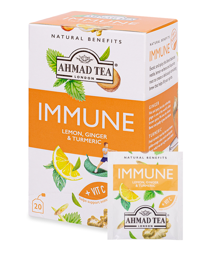 Ahmad Tea Natural Benefits Immune Tea