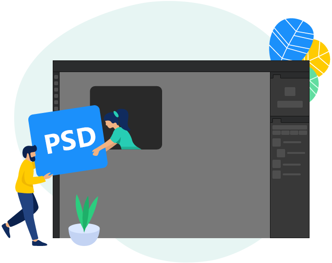 Photos to cartoon characters'