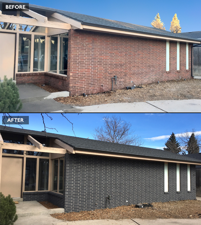 Colorado Brick Staining'