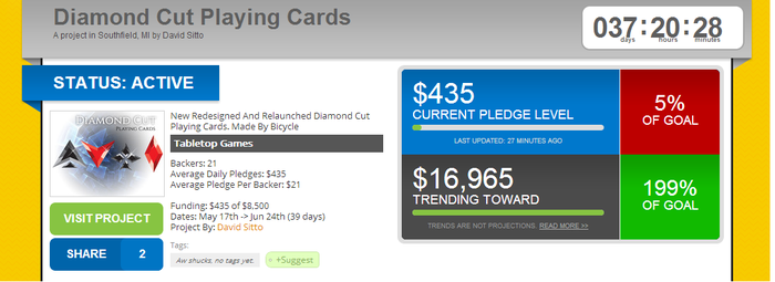 Diamond Cut Playing Cards'