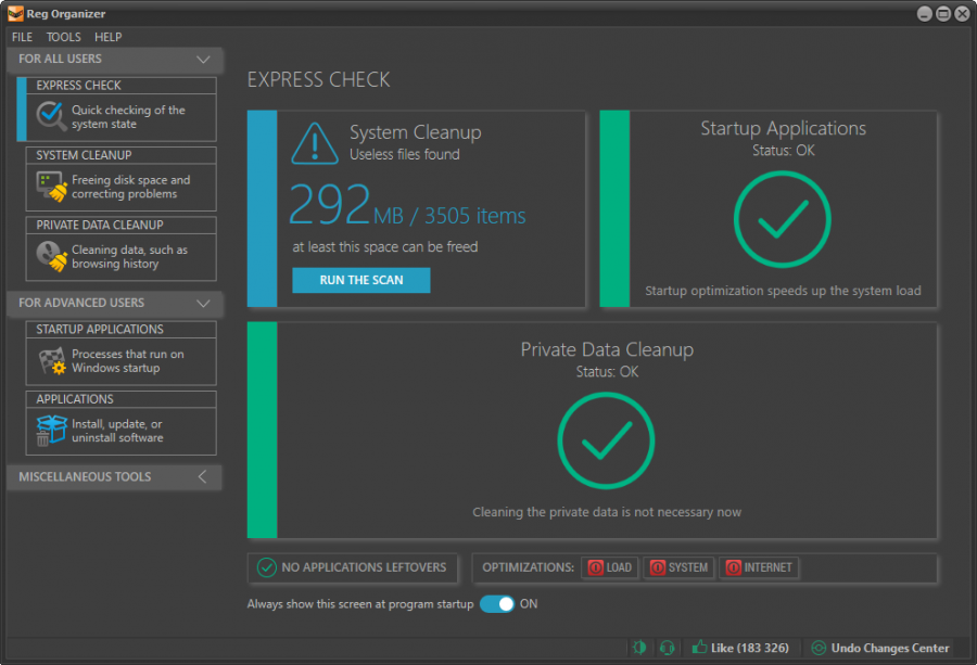 Startup Manager Software