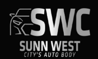 Sunn West City's Auto Body Logo
