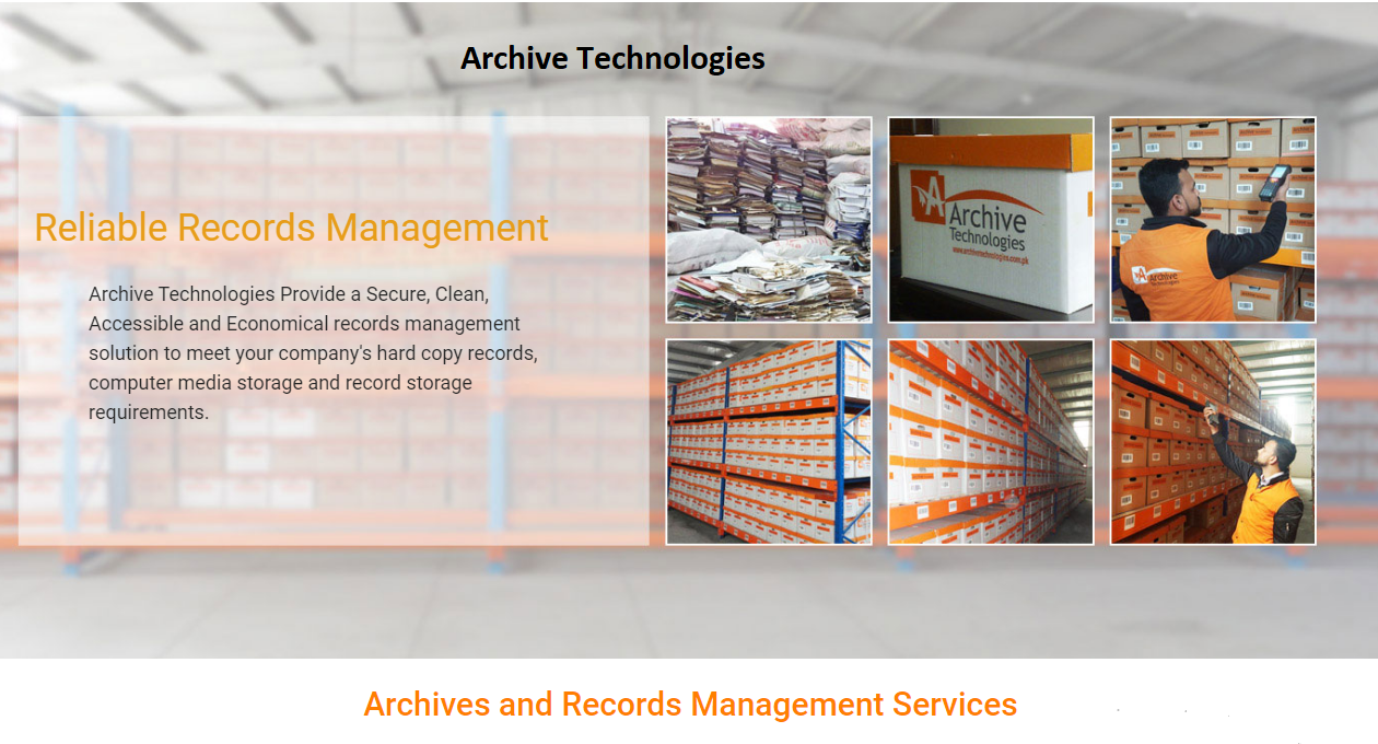 Archive Technologies Records Management Company'
