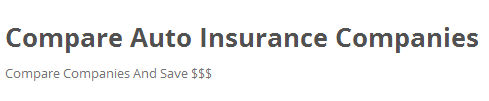 auto insurance companies'