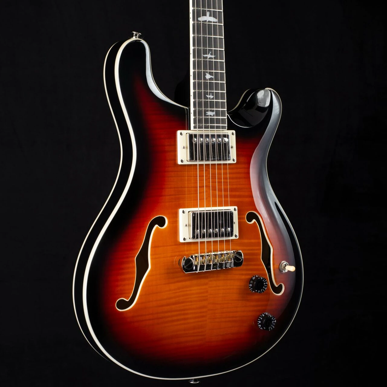 PRS SE Hollowbody II Tri-Color Burst 756'