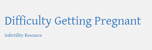 difficulty getting pregnant