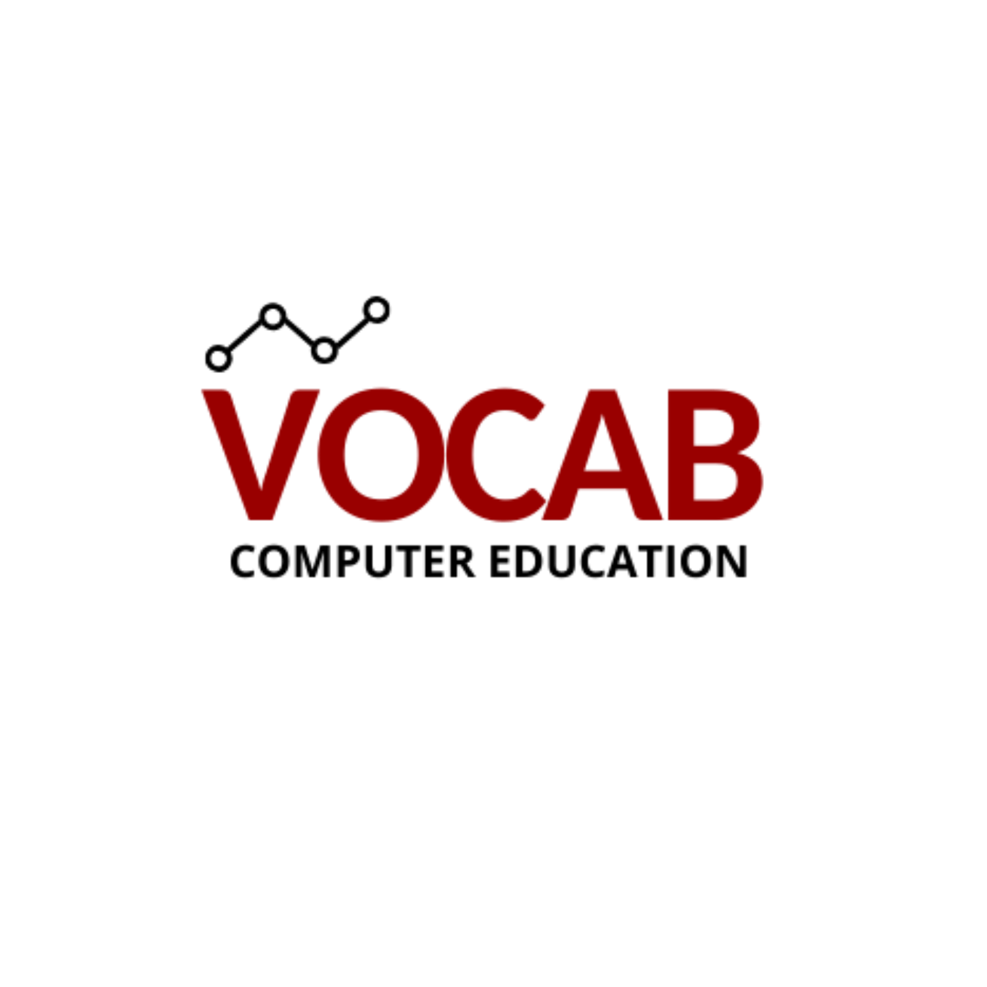 VOCAB COMPUTER EDUCATION Logo