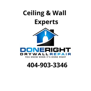 Company Logo For Done Right Drywall Repair &amp; Paintin'