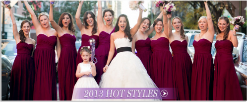 bridesmaid dresses from vponsale'