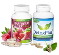 Raspberry Ketone Plus And Detox Plus Combo'