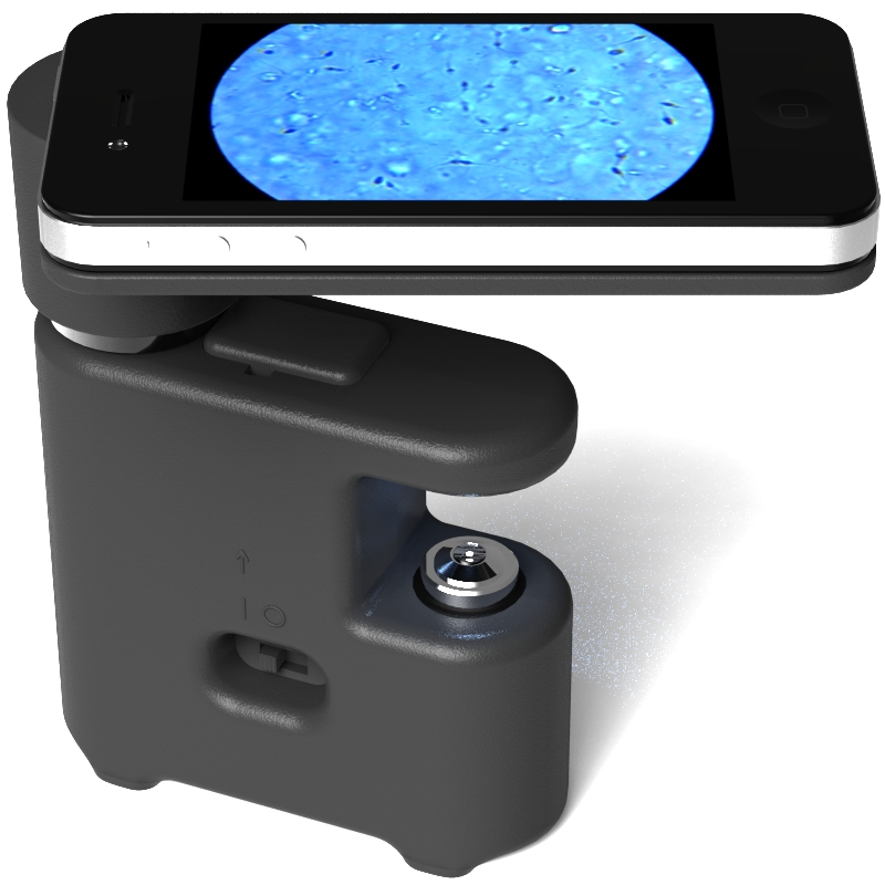 Smart Phone Microscope For Male Fertility Testing