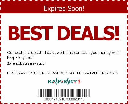 Kaspersky Coupon Code'