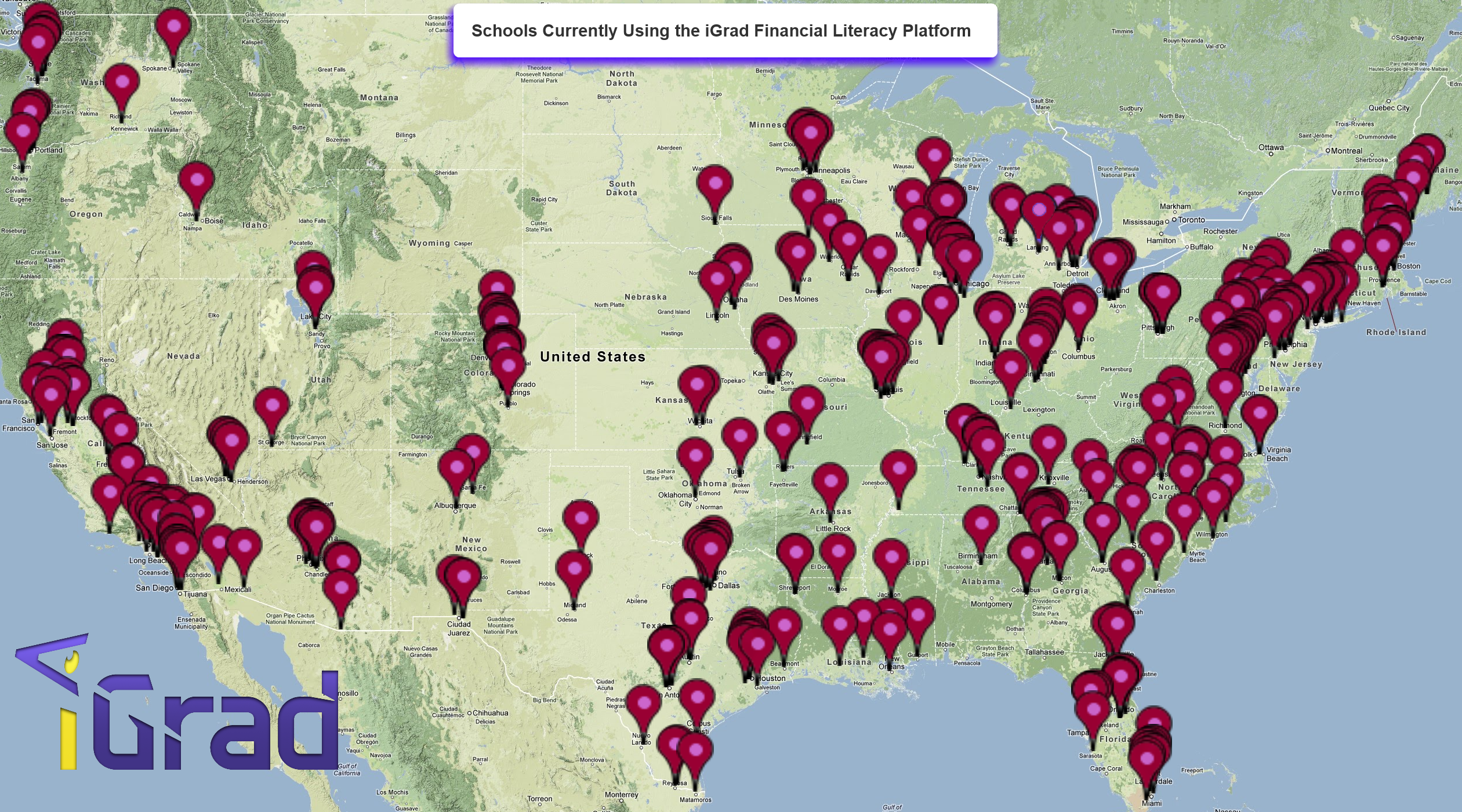 iGrad Partner Colleges