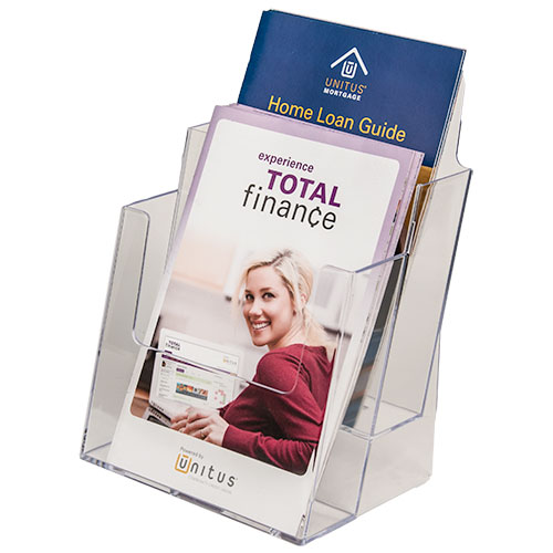 NEW LHF-S112 Two Pocket Brochure Holder'