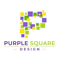 Purple Square Web Design Logo