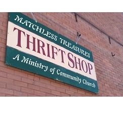 Company Logo For Matchless Treasures Thrift Shop'