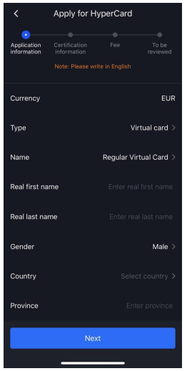 How to apply for HyperCard?'