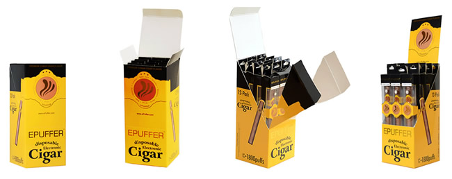 ePuffer Electronic Cigar Retail POS Display'