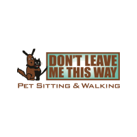Don't Leave Me This Way Pet Sitting Logo