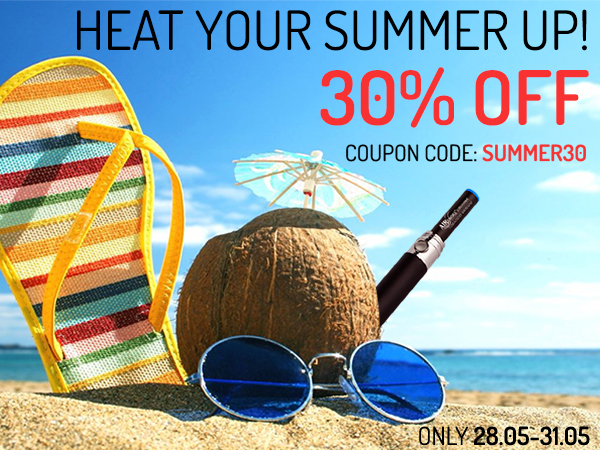 30% OFF on All electronic cigarettes'