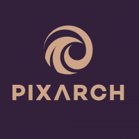 Pixarch Architectural Visualization Logo