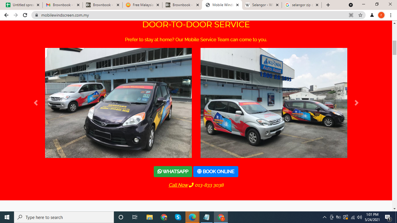 Mobile Windscreen Logo