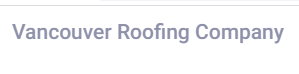 Vancouver Roofing Company Logo