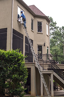 window washing'