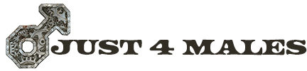 Company Logo For Just 4 males'