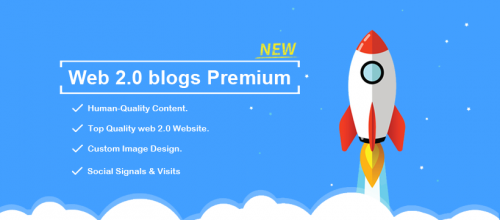 Web 2.0 blogs Premium (Human-Quality Content)'