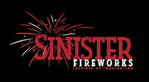 Company Logo For Sinister Fireworks'