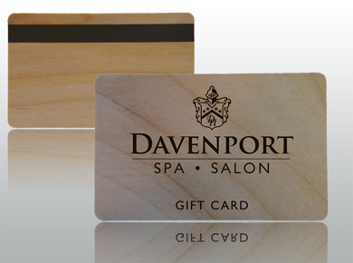 Wood Business Card'