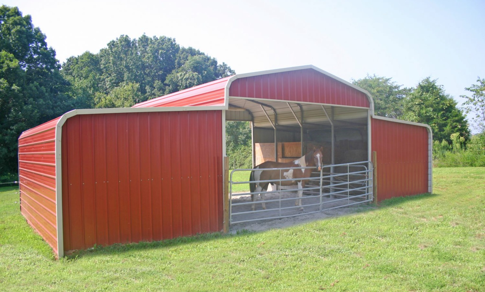 Custom Steel Carport and Storage - Behrs Buildings'