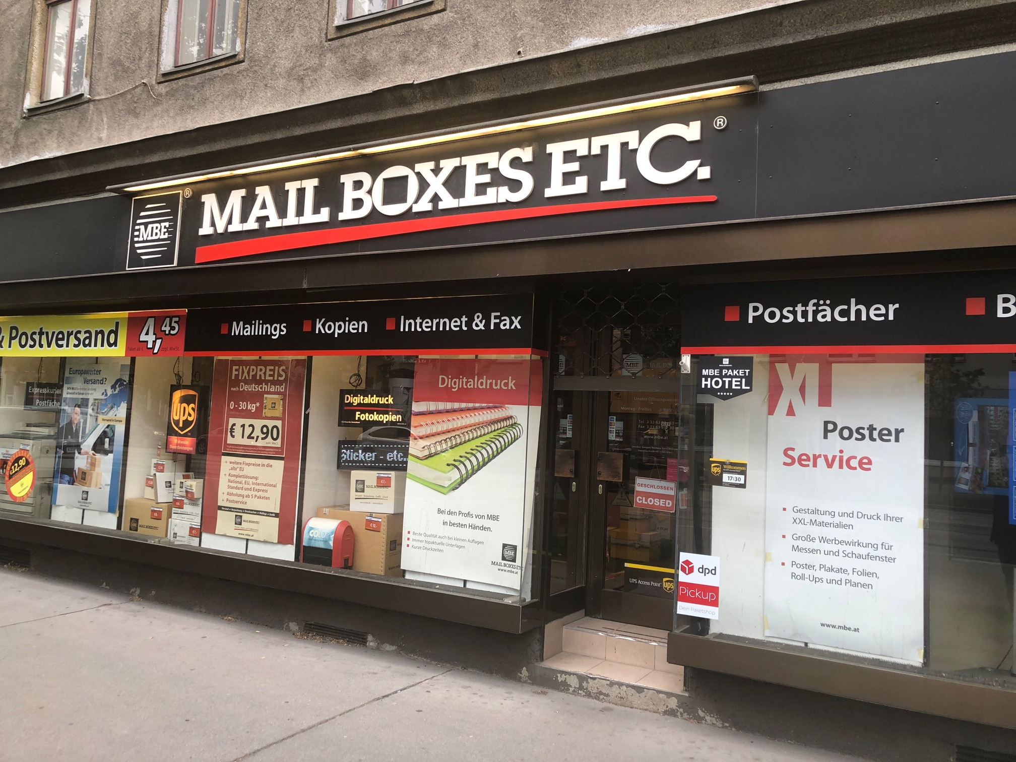 Mail Boxes Etc. - Versand, Verpackung, Grafik &amp; Druc'