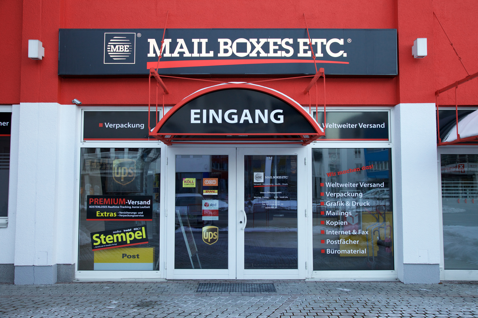 Mail Boxes Etc. - Versand, Verpackung, Grafik &amp; Druc'