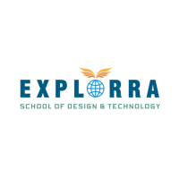 Explorra School of design and Technlology Logo