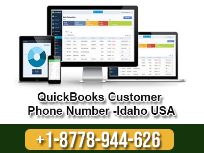 QuickBooks Customer Support Phone Number Idaho USA Logo