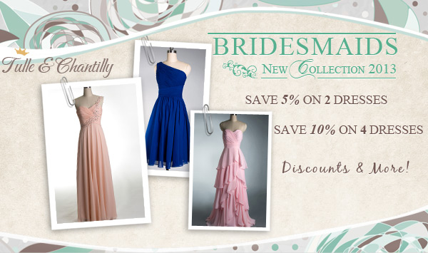 Tulle &amp; Chantilly Bridesmaid Discount'