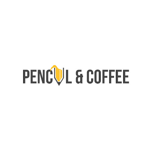 Pencil and Coffee Logo