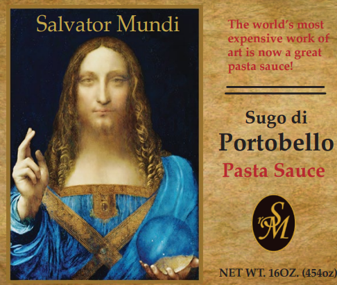 SALVATOR MUNDI pasta sauce'