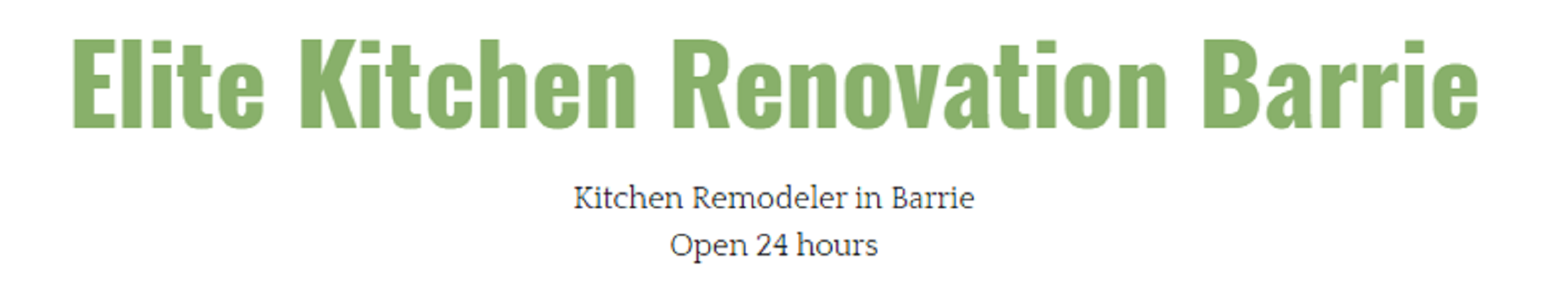 Company Logo For Elite Kitchen Renovation Barrie'