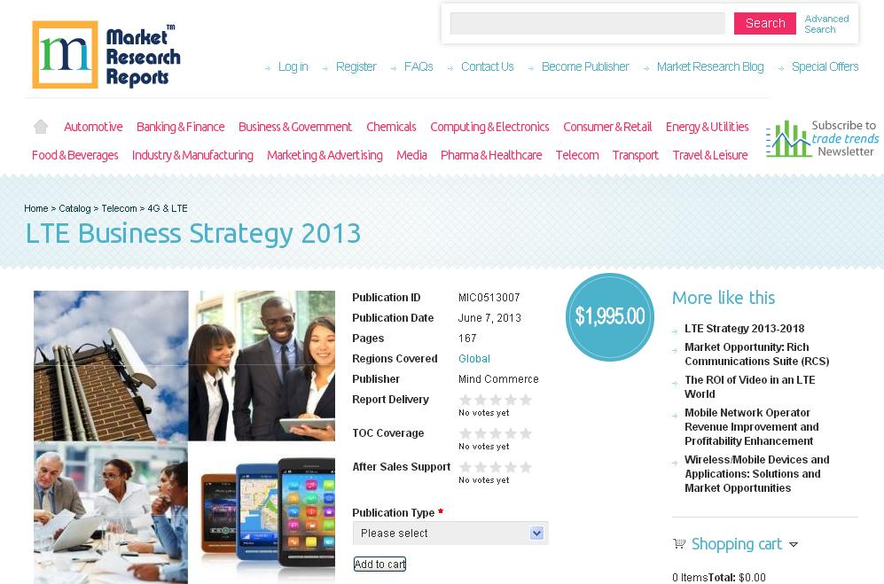 LTE Business Strategy 2013'