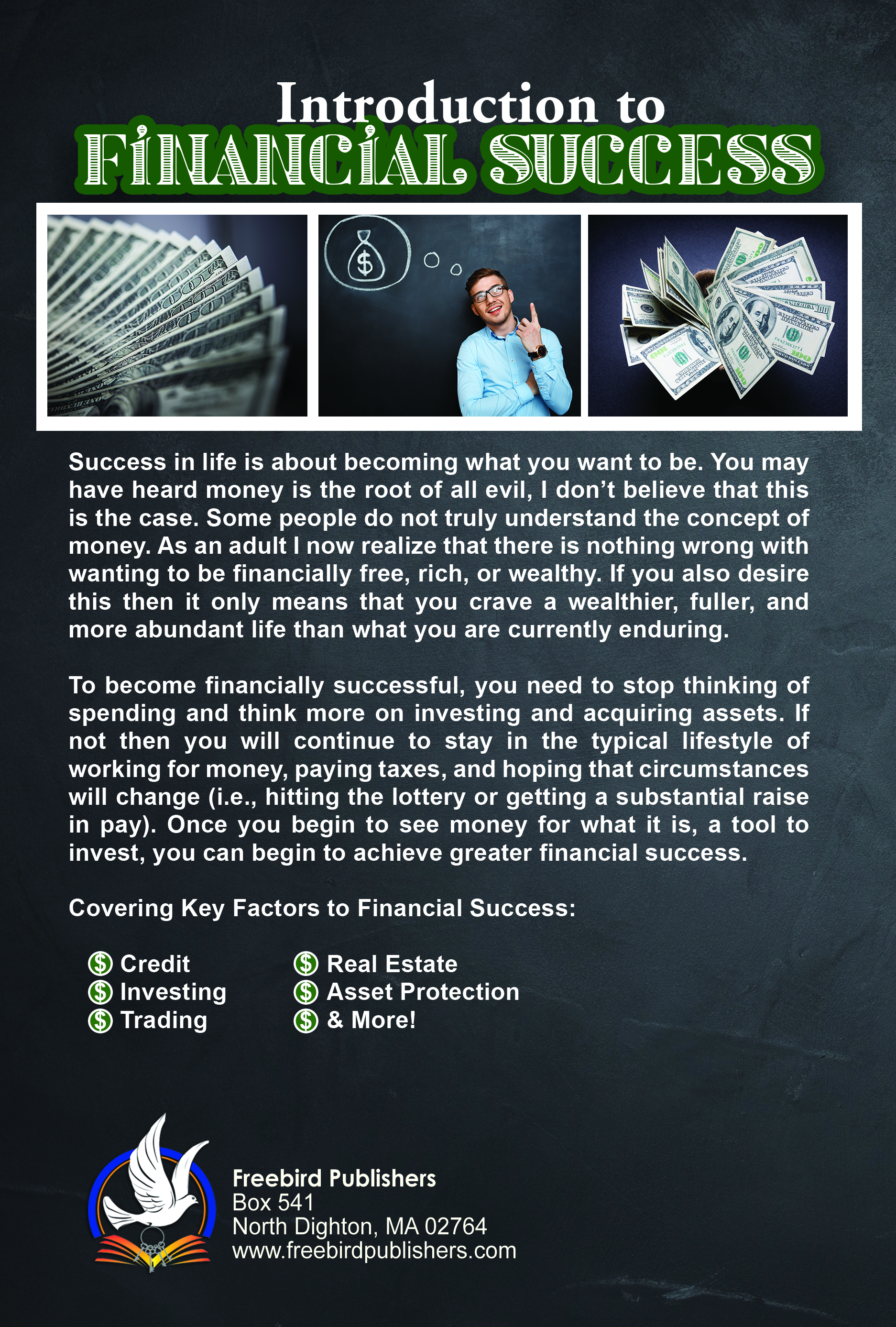 Introduction to Financial Success back cover