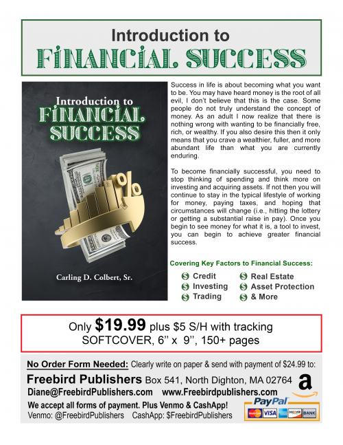 Introduction to Financial Success flyer'