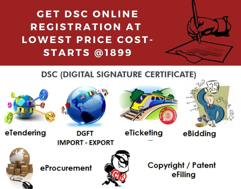 Get DSC Online Registration'