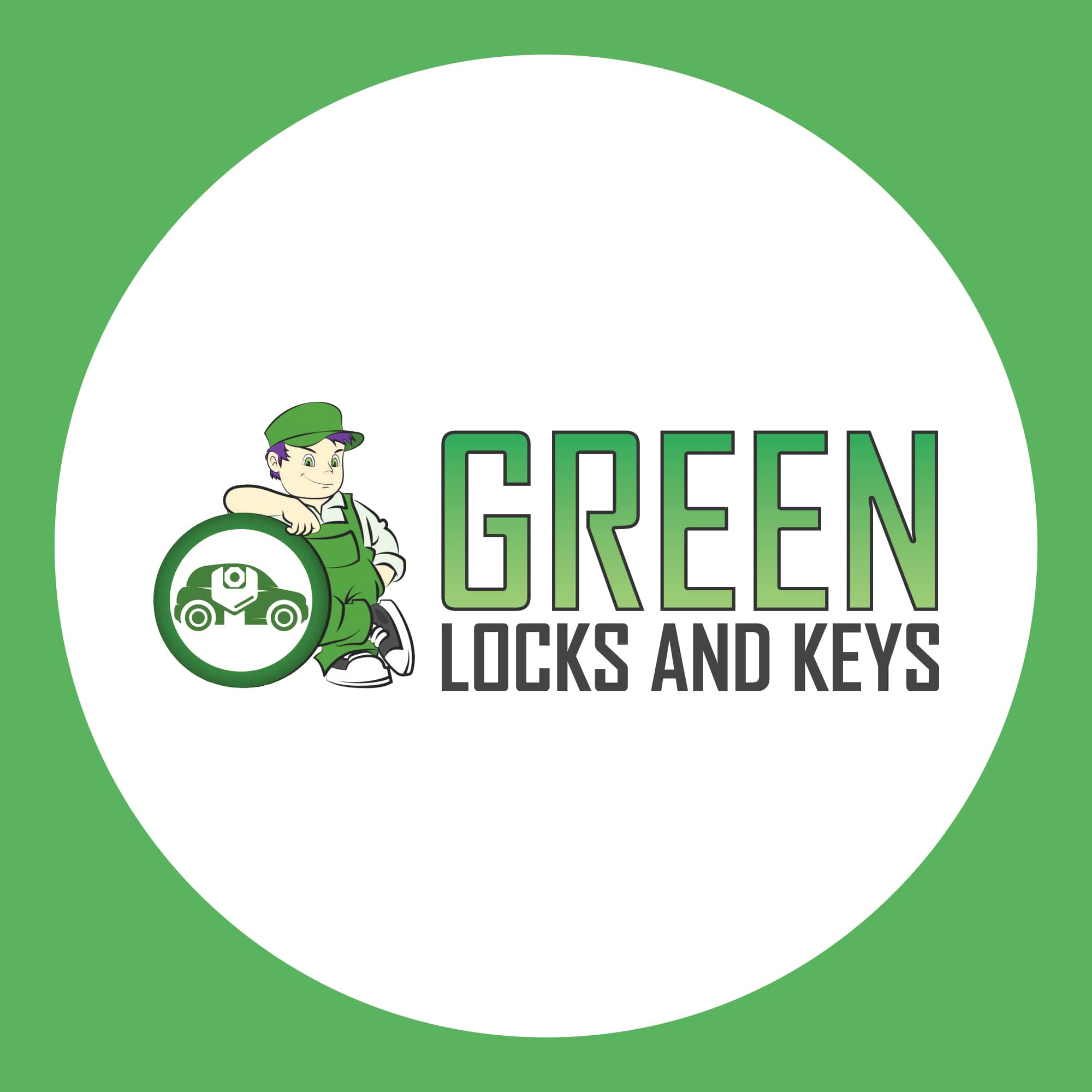 Company Logo For Green Locks and Keys'
