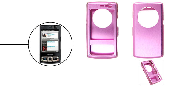 Nokia N95 Aluminium Case pink'