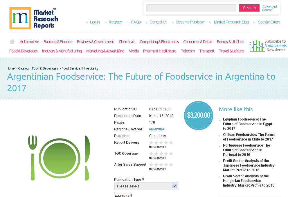 Argentinian Foodservice: The Future of Foodservice in Argent'