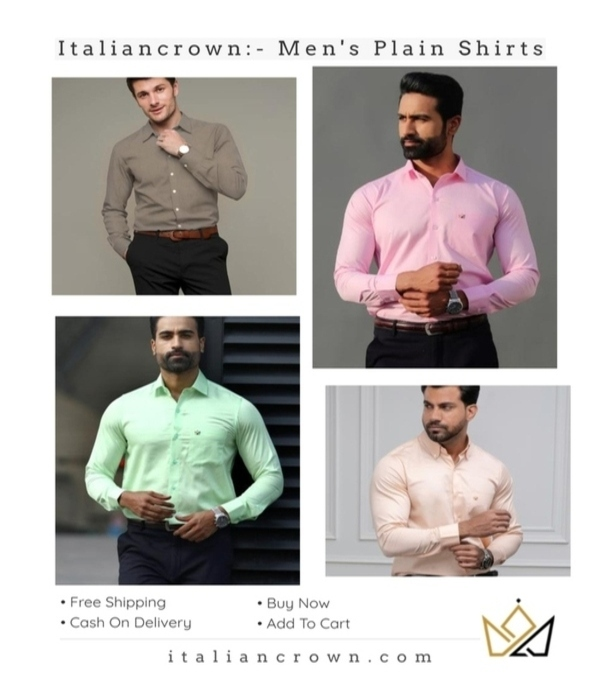 Company Logo For Buy Men's Plain Shirts Online at Low P'